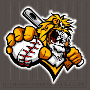Lions Baseball Vector