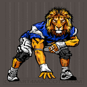 Lion Football Design