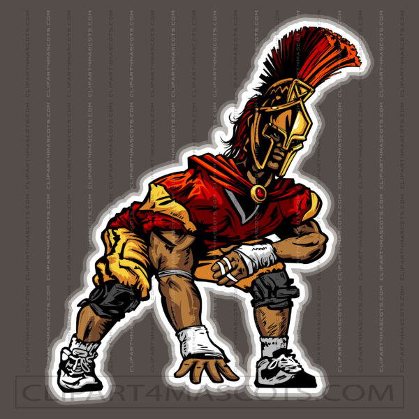 Trojan Football Mascot