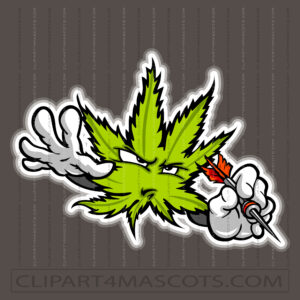 Darts Marijuana Cartoon