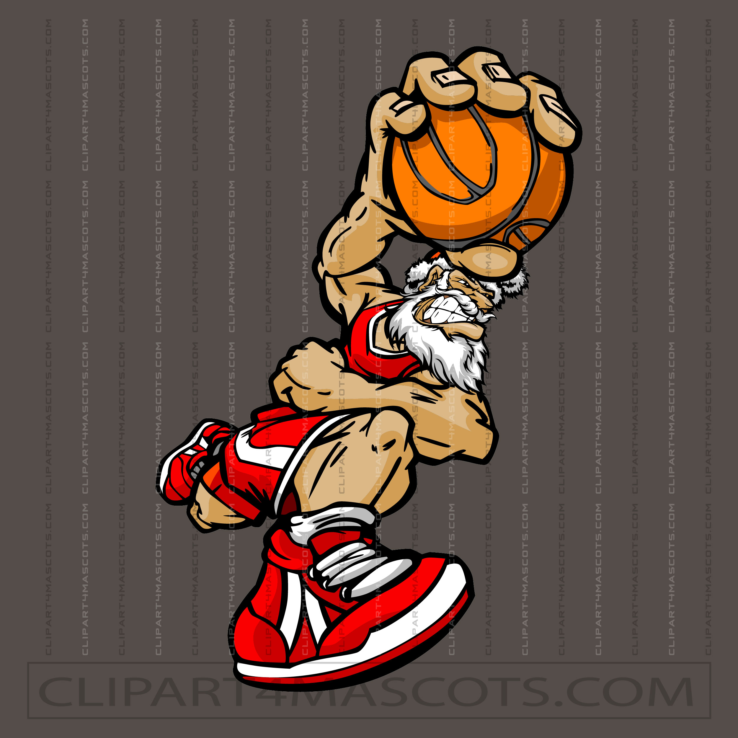 Basketball Christmas Clip Art