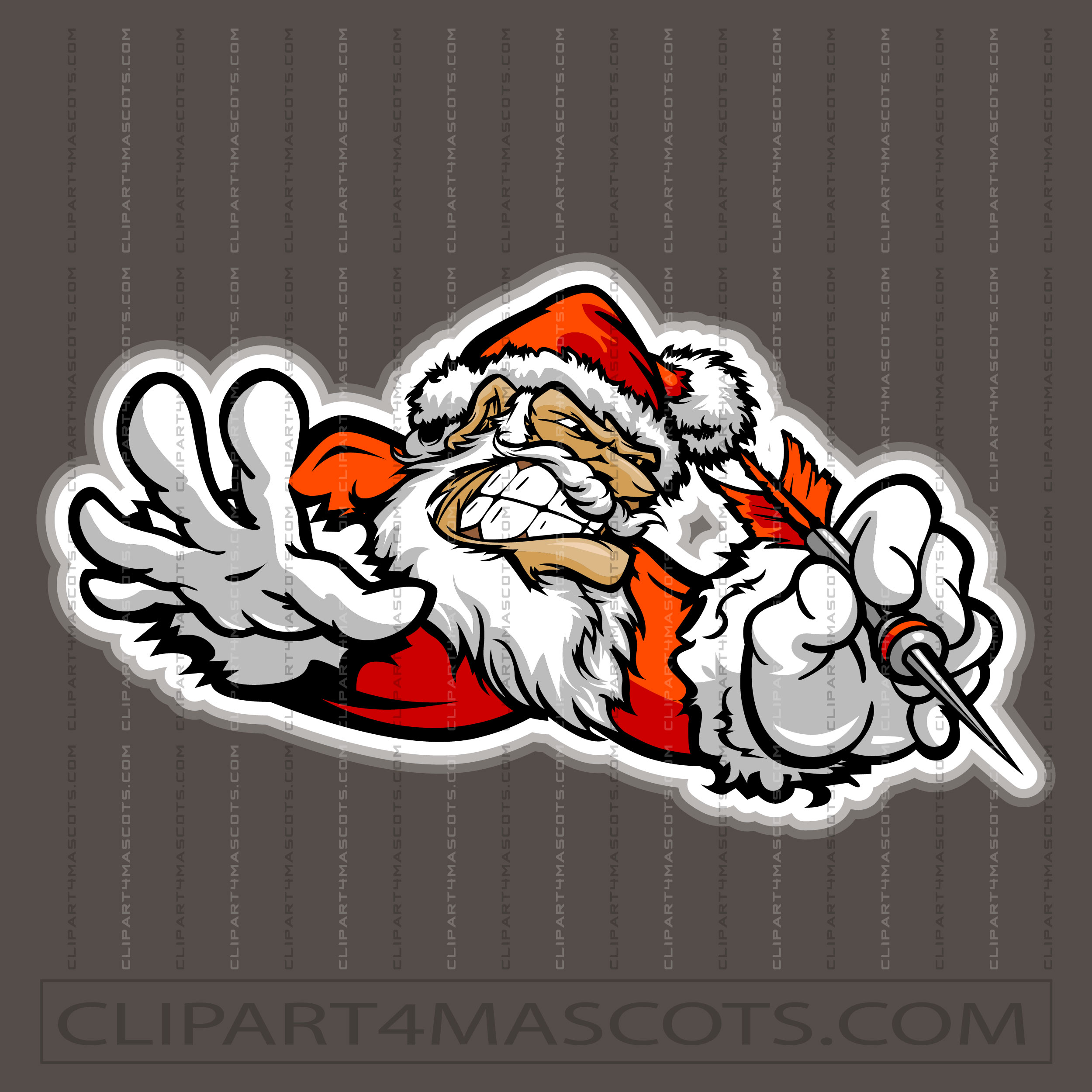 Christmas Darts Clipart