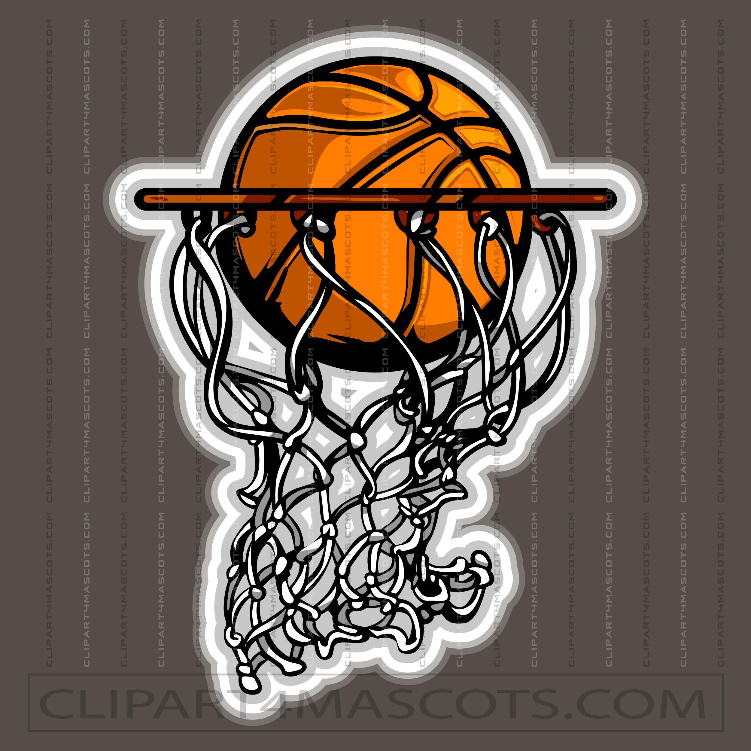 Clip Art Basketball Hoop