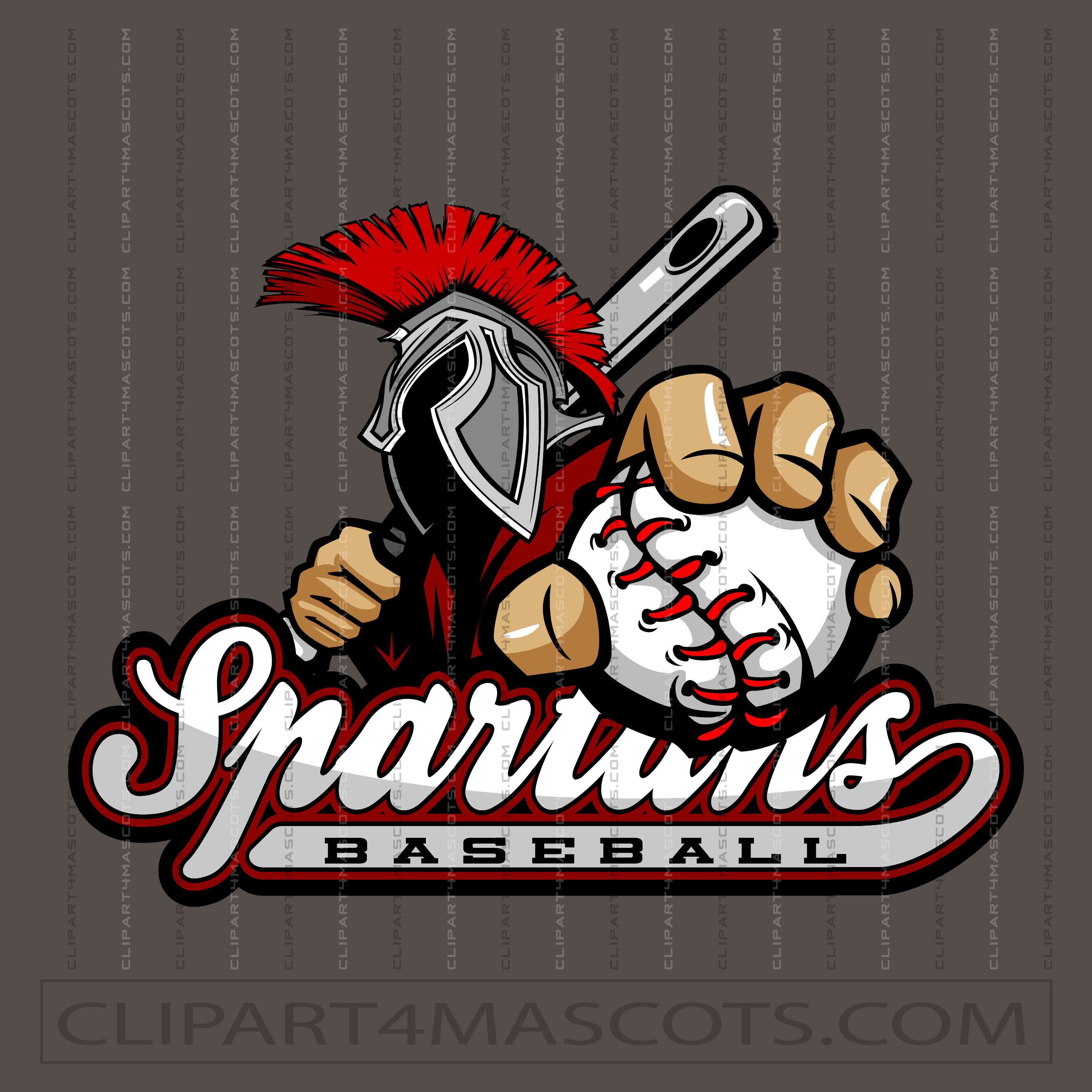 Spartans Baseball Design